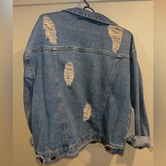 Forever21 Distressed Jean Jacket - Picture 3 of 3